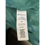 Athleta  Hoodie Womens XS Teal Blue Tie Dye Kangaroo Pocket Style 661691-00 Soft Photo 5