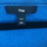 Gap  Sweater Blue V Neck Knit Women’s Sz XXL GUC Silk Blend Photo 6