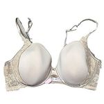 Victoria's Secret Vintage Retro Y2k Victoria Secret Angel Beige Bra 36DD Lace Wired Photo 0