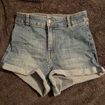 Divided  by H&M Size 2 Blue Jean Shorts w Stretch Light Wash. 

Gently worn Photo 0