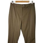 H&M New H And M Pants Womens 12 High Rise Straight Dress Slacks Trousers Brown Photo 4