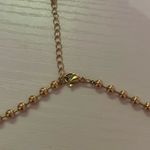 Gold Heart Multi Charm Pendant Beaded Necklace Photo 5