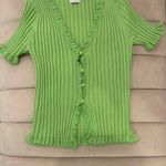 Princess Polly Neon Green Crop Top Photo 2