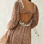 Free People NWOT  Pennie Mini Babydoll Lace Trim Dress  Photo 4