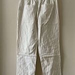 J.Crew Linen Cotton High Rise New Seaside Straight Leg Pant Stripe Size S NWT Photo 3