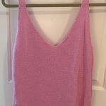 Double Zero NWOT  Pink Knit Tank Top Photo 0