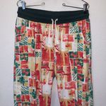 Burt’s Bees Baby colorful present print organic cotton jogger pajama pants Orange Photo 1