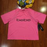Bebe Sports Hot Pink Crop Top Size Medium Photo 5