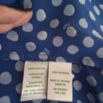 Lilly Pulitzer Langston pocket dot royal purple women's blouse SZ small Photo 6