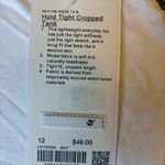 Lululemon  Hold Tight Cropped Tank Top White - Size 12 Photo 4