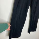 ZARA  wide leg sweatpants black pockets women's size small trendy lounge casual Photo 2