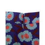 Kate Spade  Tangier Blue Floral Double Layer Silk Skirt Tiered 2 EUC Dressy Mini Photo 5