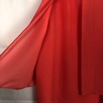 Reitmans Tank Top Womens XS Chiffon Overlay Dressy Feminine Occasion Party Event Orange Photo 5