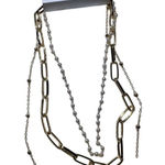 Ettika Layered Necklace Gold Chain Pearl Beaded Statement Jewelry Photo 0