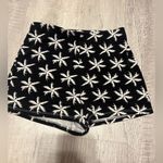 Fighting Eel Palm Tree Hawaiian Aloha Print Shorts Jersey Rayon Spandex Floral Black Size XS Photo 0