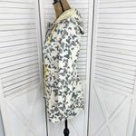 Modcloth In With Whimsical Butterfly Print Anorak Utility Jacket Cream Small Photo 1