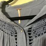 Free People  Women's Blue and Navy Blouse Photo 3