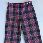 J.Crew Sydney Stewart Tartan Wool Blend Wide Leg Preppy Pants Photo 2