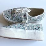 Vans Authentic Platform Woven Foral Sneaker 8 Photo 4