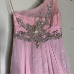 Mac Duggal ‎ Beaded One-Shoulder Prom Pageant Princess Gown Pink Size US 6 Photo 5