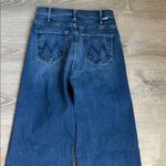 MOTHER The Hustler High Rise Wide Leg Jeans in High Fidelity 27 Blue Photo 13
