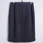 Armani Collezioni  Black and White Stitched Skirt Photo 0