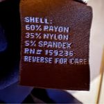 J. McLaughlin  Navy Pull-On Straight Leg Pants Size 14 Stretch Workwear Luxury Photo 3