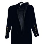 Roland Nivelais Bergdorf Goodman Velvet Long Sleeve Formal Maxi Dress Train 10 Black Photo 10