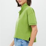 Tuckernuck NWT  Peridot Green Pique Holmes Boyfriend Polo New Photo 1