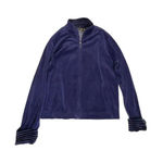 Jane Ashley  Purple Velour Full Zip Jacket Size Medium ss2 Photo 0
