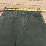 American Eagle Super Stretch Corduroy Mom Jean Denim Hunter Green 0 High Rise Photo 6