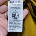 Athleta Brooklyn Ankle Tapered Leg Ribbed Textured Joggers Pant Brass Yellow 16 Photo 14