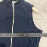 Chico's Travelers Womens Vest Crommet Blue Sz XXL Stretchy Comfort Coastal Photo 5