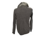 Napa Valley Gray Cardigan Sweater Petite Medium Photo 2