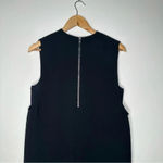 Helmut Lang Black V-Neck Sleeveless Front Slit Dress Size 4 Photo 7