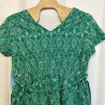 Draper James  RSVP Womens Size XXL Dress Green White Embroidered Short Sleeve NWT Photo 4