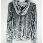Emma & Sam LF  Silver Crushed Velvet Hoodie XS NWT Photo 8