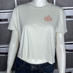 Volcom  ENTERNET TEE - CLOUD Crop T-Shirt Size Medium Photo 0