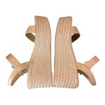 Nine West  Nillo 3 Taupe Espadrille‎ Wedge Platform Sandals Women's Size 9.5 New Photo 4