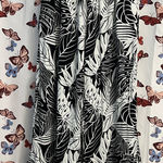 Black and White Tropical Maxi pants Size L Photo 0