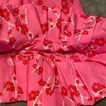 Cynthia Rowley #790   Silk Cherry Pink Smocked Dress Photo 10