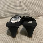 Olivia Rose Tal Black and Gray Mules with Chic Design Size 9 Photo 2