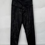 Aerie Offline By The Hugger Crossover Waist Crackled Legging Women Small Black Photo 0