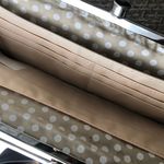 90s vintage Vegan leather magnetic closure caramel brown clutch bag purse wallet Photo 6