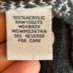 Wrangler Sweater Women's Size Large Cardigan Open Front Black White Photo 3