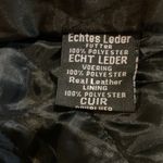 Leather King Braided Detail Sexy Fitted Black Leather Motorcycle Jacket Size S Photo 10