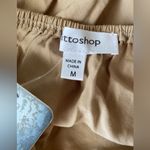 Mittoshop  Khaki Puff Crop Top, Size Medium Photo 2