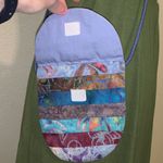 Agape Craft boho fabric crossbody purse Blue Photo 2