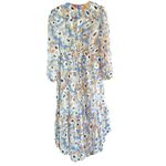 Joie  Maxi Dress Hi-Lo Ltd. Ed. Floral Fields Long Sleeve Tiered Maxi Dre… Photo 12