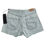 NWT EDWIN Cai Denim Cut Off Jeans Shorts‎ Size 28 in Light Daydream Wash Blue Photo 2